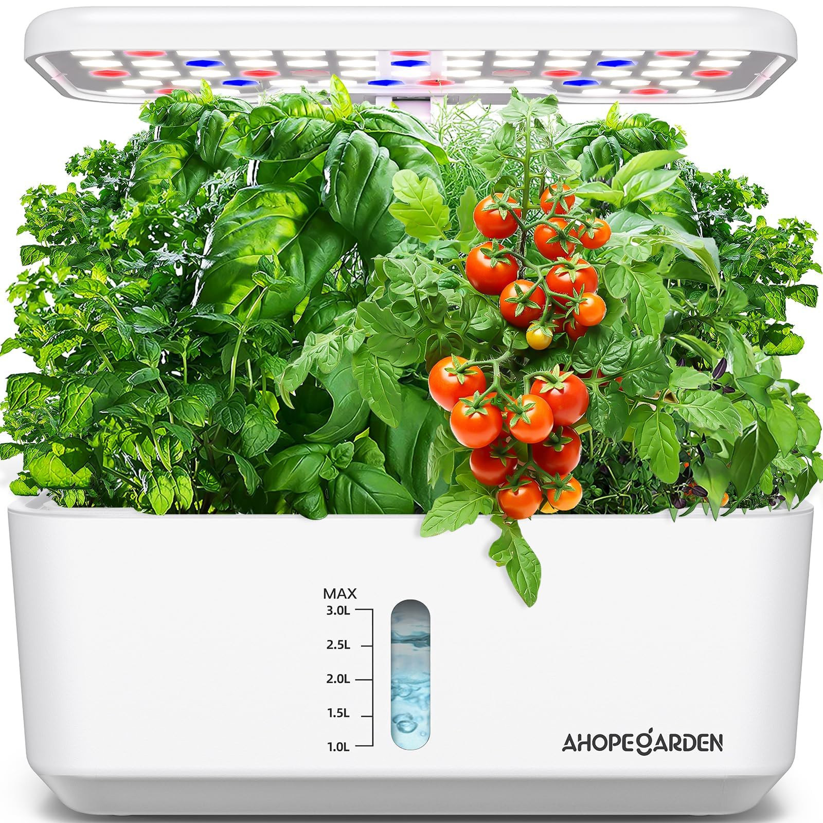 Ahopegarden Indoor Garden Hydroponics Growing System: 10 Pods Plant Germination Kit Aeroponic Her... | Amazon (US)