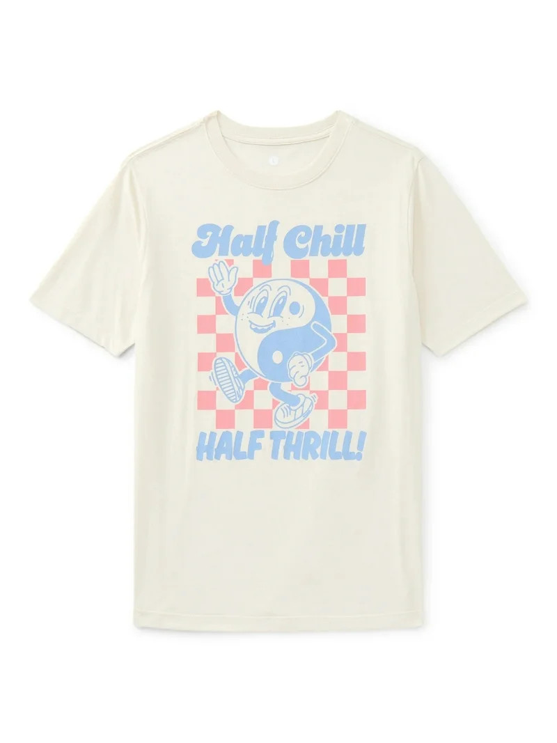 Wonder Nation Boys Graphic Tee, Chill Yin, Sizes 4-18 | Walmart (US)