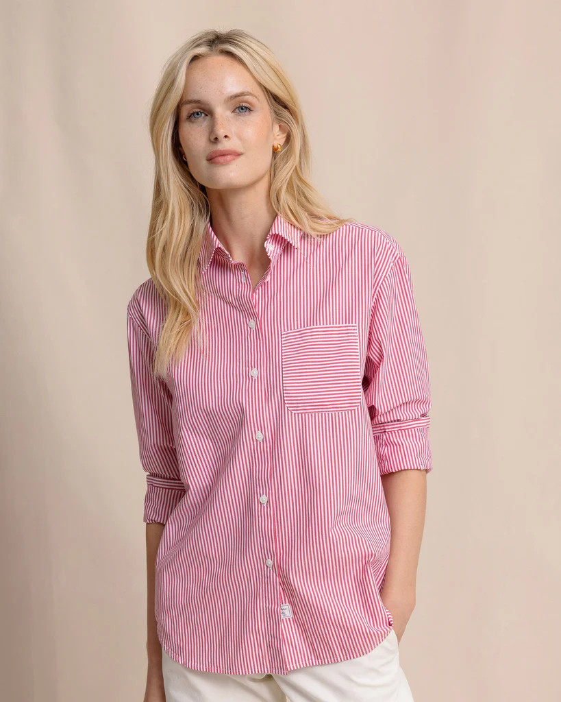 Katherine Stripe Shirt | Southern Tide
