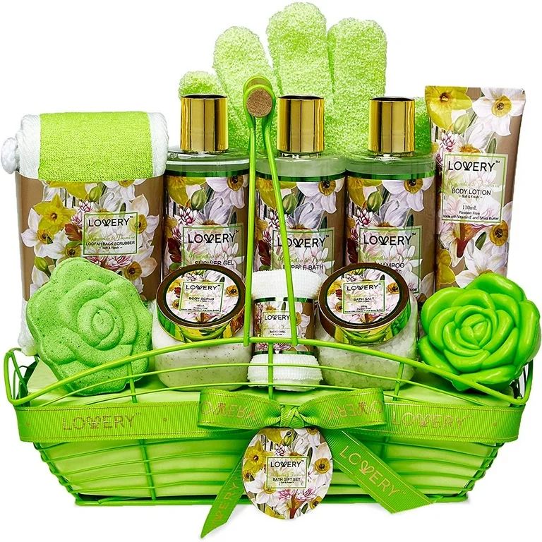 Bath and Body Gift Basket For Women – Magnolia and Jasmine Home Spa Set, Includes Fragrant Loti... | Walmart (US)