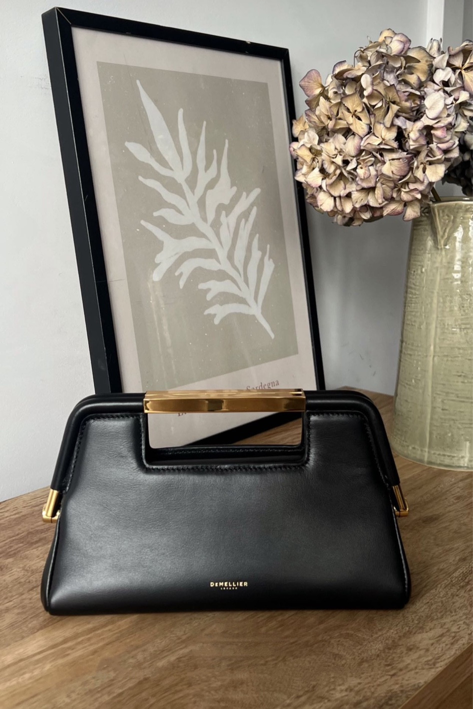 Demellier The Seville Leather Clutch