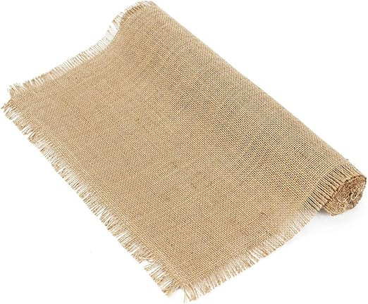 Home·FSN Burlap Table Runner, 100% Jute Vintage 14X72 Inches Table Runner for Wedding, Parties, ... | Amazon (US)