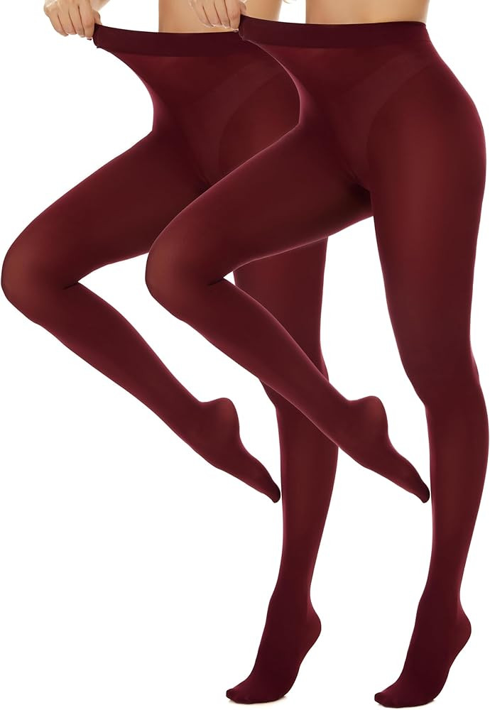 80D Women's Tights Opaque Pantyhose with 25 Colors | Amazon (US)