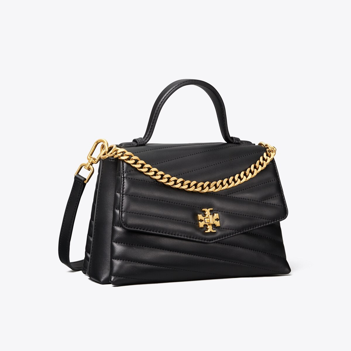 KIRA CHEVRON TOP-HANDLE SATCHEL | Tory Burch (US)