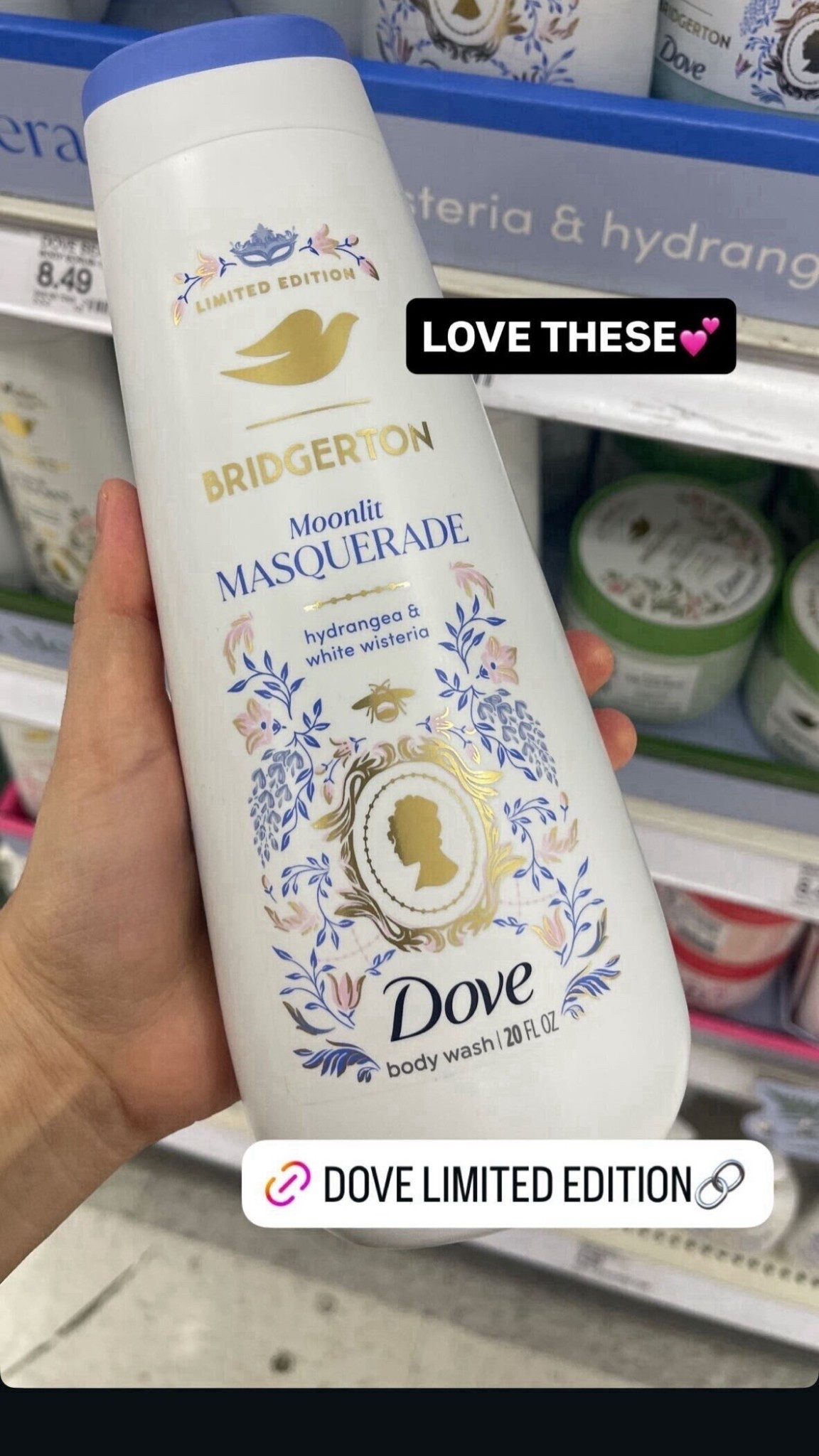 Dove @target 
Comes in four different scents
AMAZING SMELL
Bridgeton netflix limited edition

#LTKBeauty #LTKdayinmylife #LTKootd