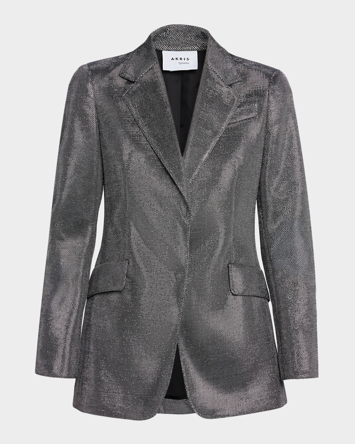 Strass Single-Breasted Boyfriend Blazer | Neiman Marcus