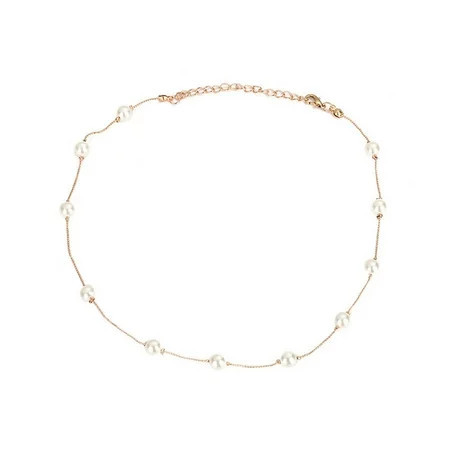 Miyuadkai Necklaces Pearl Pendant Necklaces For Women Pearl Chain Necklace Delicate Handmade Cultured Pearl Necklace Everyday Jewelry For Gifts Jewelry B One Size | Walmart (US)