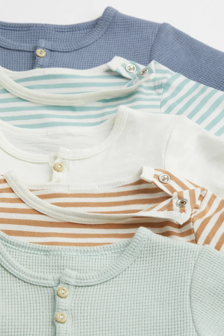 5-pack Cotton T-shirts | H&M (US + CA)