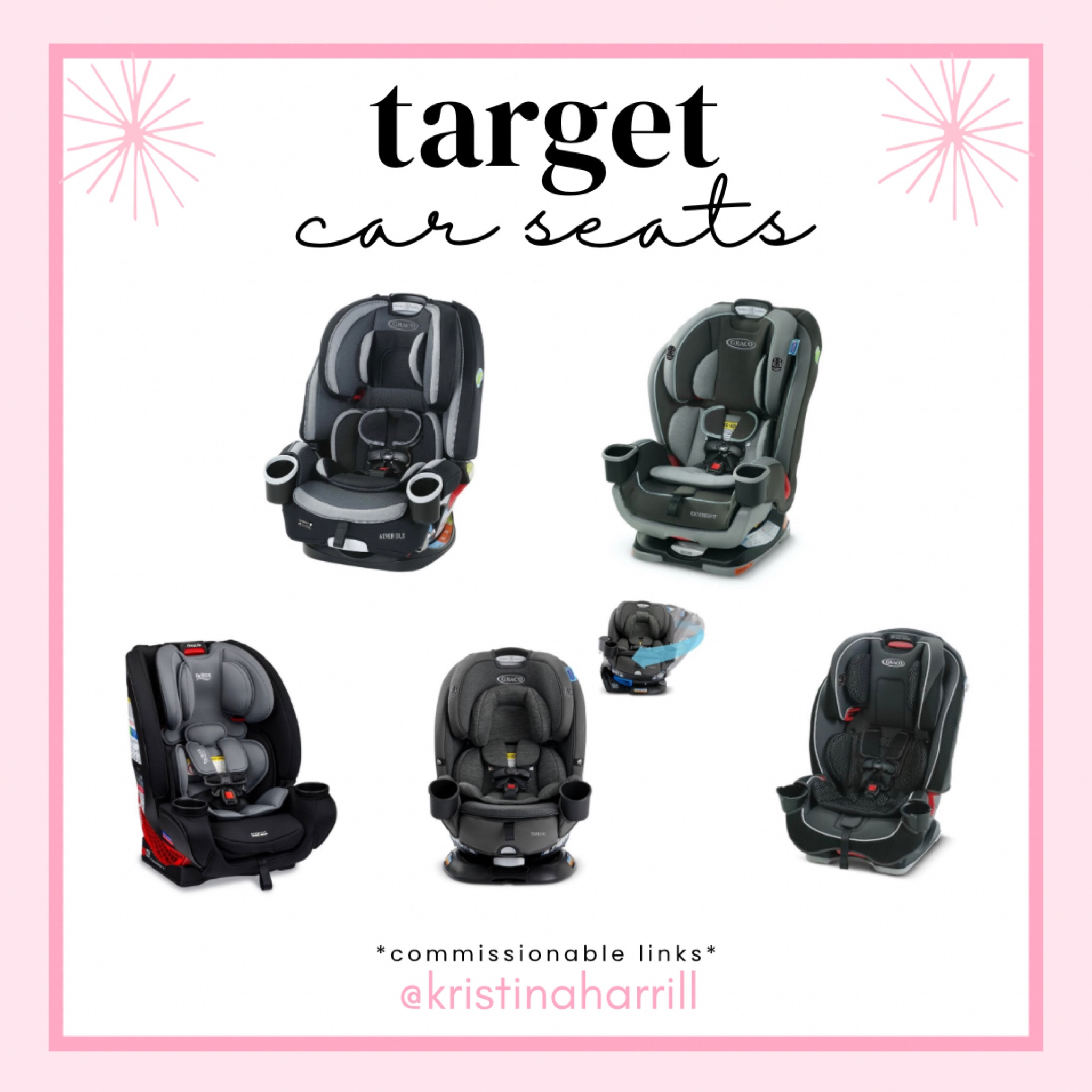 Car seats are currently on sale! If you do the car seat trade in event, you can stack that 20% coupon on these sale prices! 
We have:
Graco 4Ever DLux: my oldest has used it for the past 5 years- and it includes all booster options
Graco 3in1 extend to fit: my second has this one! We got it because he is very tall so it has a piece that pulls out to extend rear facing space. 
Graco Revolve: I'm looking at getting this one for my youngest. Reviews are amazing 

Other two I like:
Graco Slim Fit: perfect for smaller backseats/cars
Britax One for Life: we have the infant Britax car seat and stroller and LOVE this brand! Just a little more pricey than Graco ones. 

#LTKkids #LTKbaby #LTKsalealert