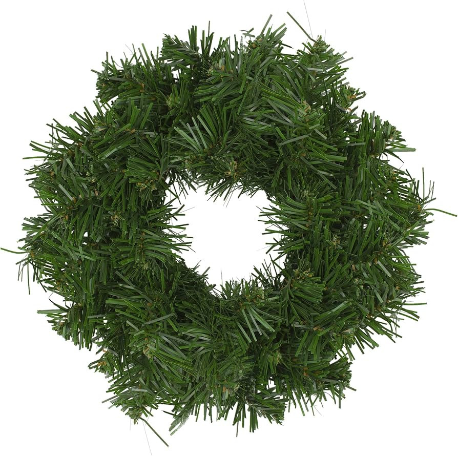 Northlight Deluxe Windsor Pine Artificial Christmas Wreath-Unlit, 8", Green | Amazon (US)