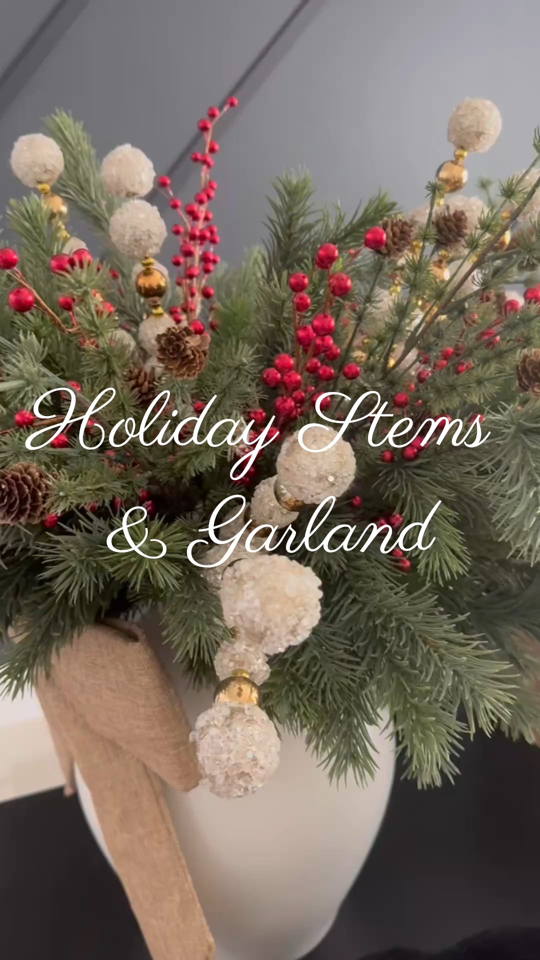 Holiday vibes, all from Michaels 🎄✨
I picked a bunch of Christmas stems + floral picks I loved to make festive arrangements, grabbed a premade garland for behind my couch, and these adorable brown + beige velvet trees. I linked some of my exact picks — they always have tons of coupons and sales! Go in store or schedule a pickup 🛍️🤎

#LTKHoliday #LTKHome #LTKSeasonal