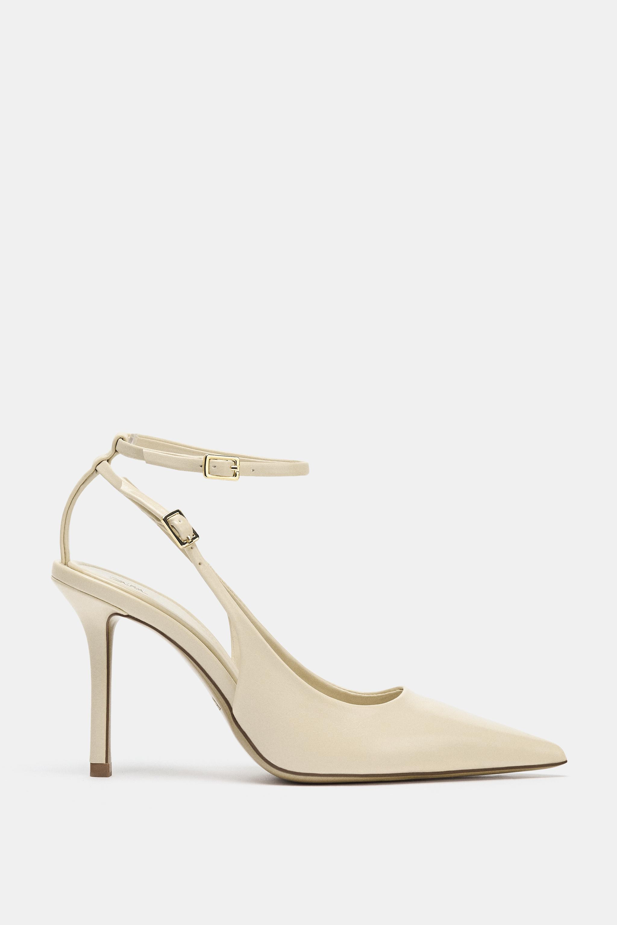 BUCKLED SLINGBACK HEELS | Zara US