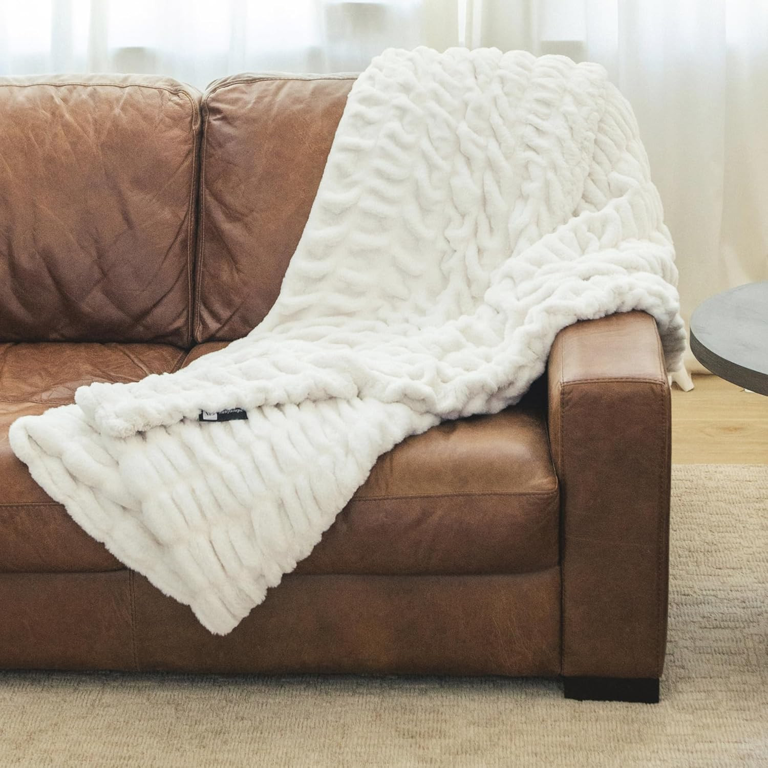 Minky Designs Faux Fur Minky Blanket - Super Soft, Fluffy & Fuzzy Throw for Couch, Bed, or Home D... | Amazon (US)