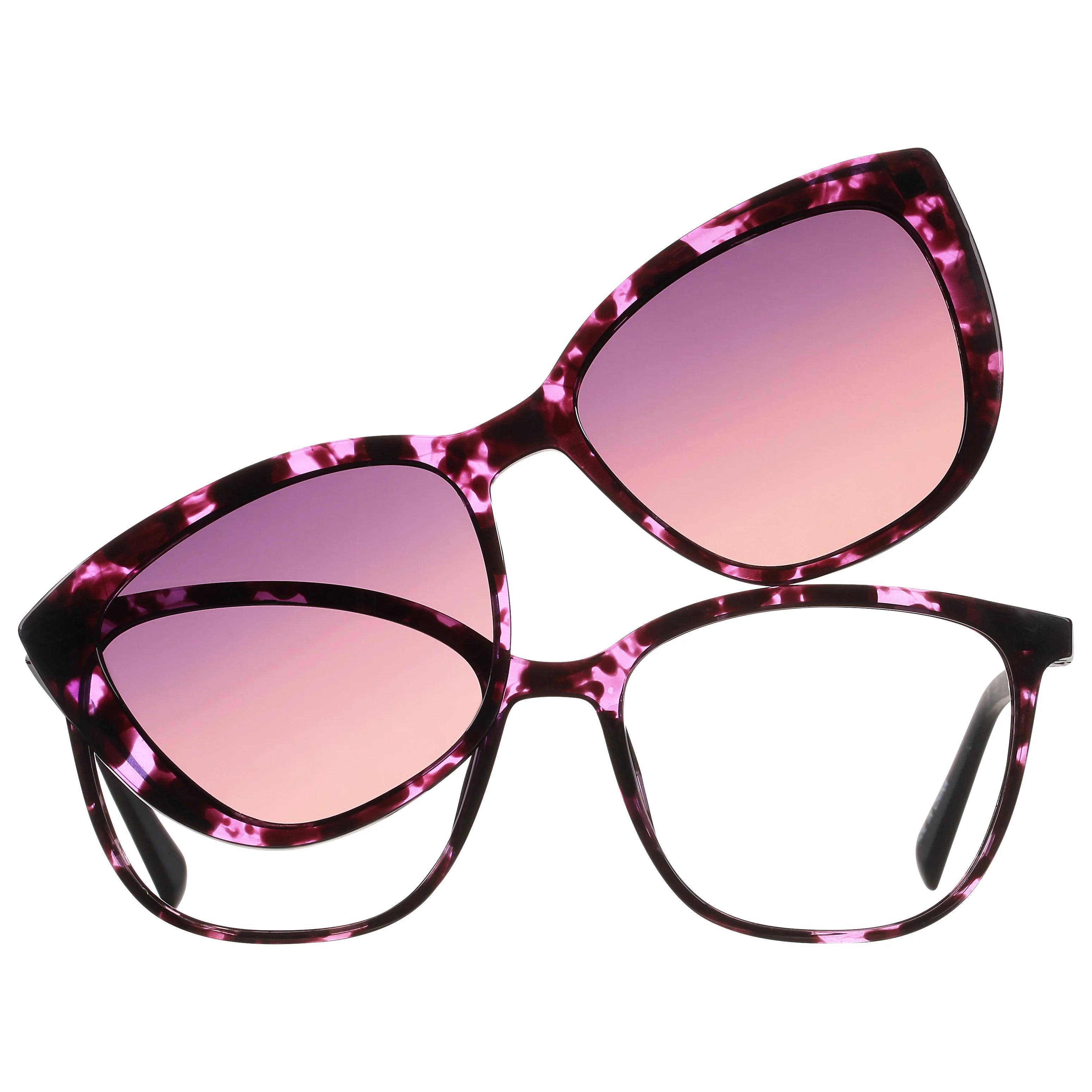 Bio Eyes Womens Prescription Eyeglasses, Oceane, Purple Tortoise, 53.0-17.0-140 | Walmart (US)