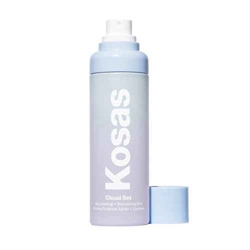 Kosas Cloud Set Airy Setting Spray,+ Smoothing Mist – Hydrating Makeup Spray, Alcohol Free, Oil Free, 12-Hour Hold, Minimizes Appearance of Pores,Lightweight Refreshing Face Mist for All Skin Types | Amazon (US)