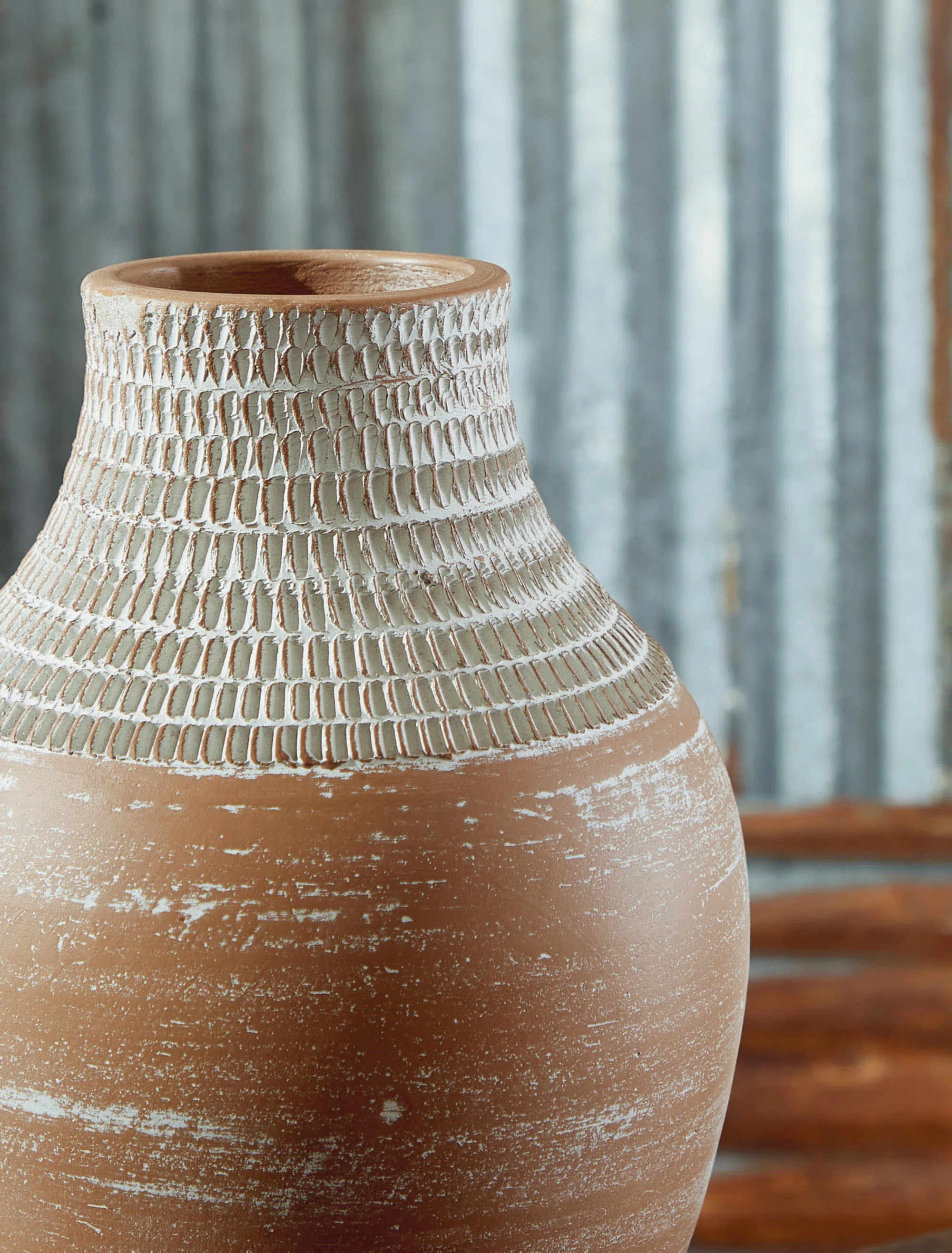 Sherice Terracotta Table Vase | Wayfair North America