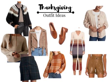 Thanksgiving Outfit Ideas! Loving a mix of blacks and tans! 

#LTKSeasonal #LTKstyletip #LTKHoliday