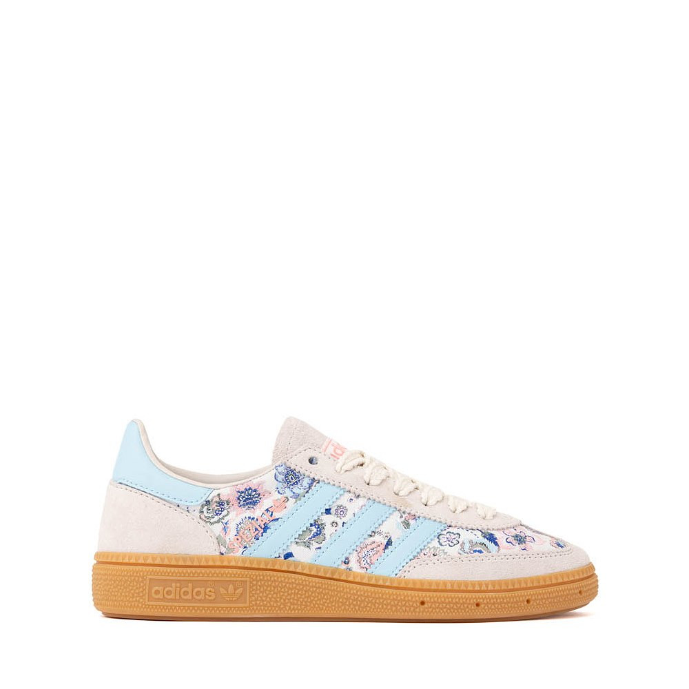 adidas x Liberty London Handball Spezial Athletic Shoe - Big Kid - Off White / Icey Blue / Gum | Journeys