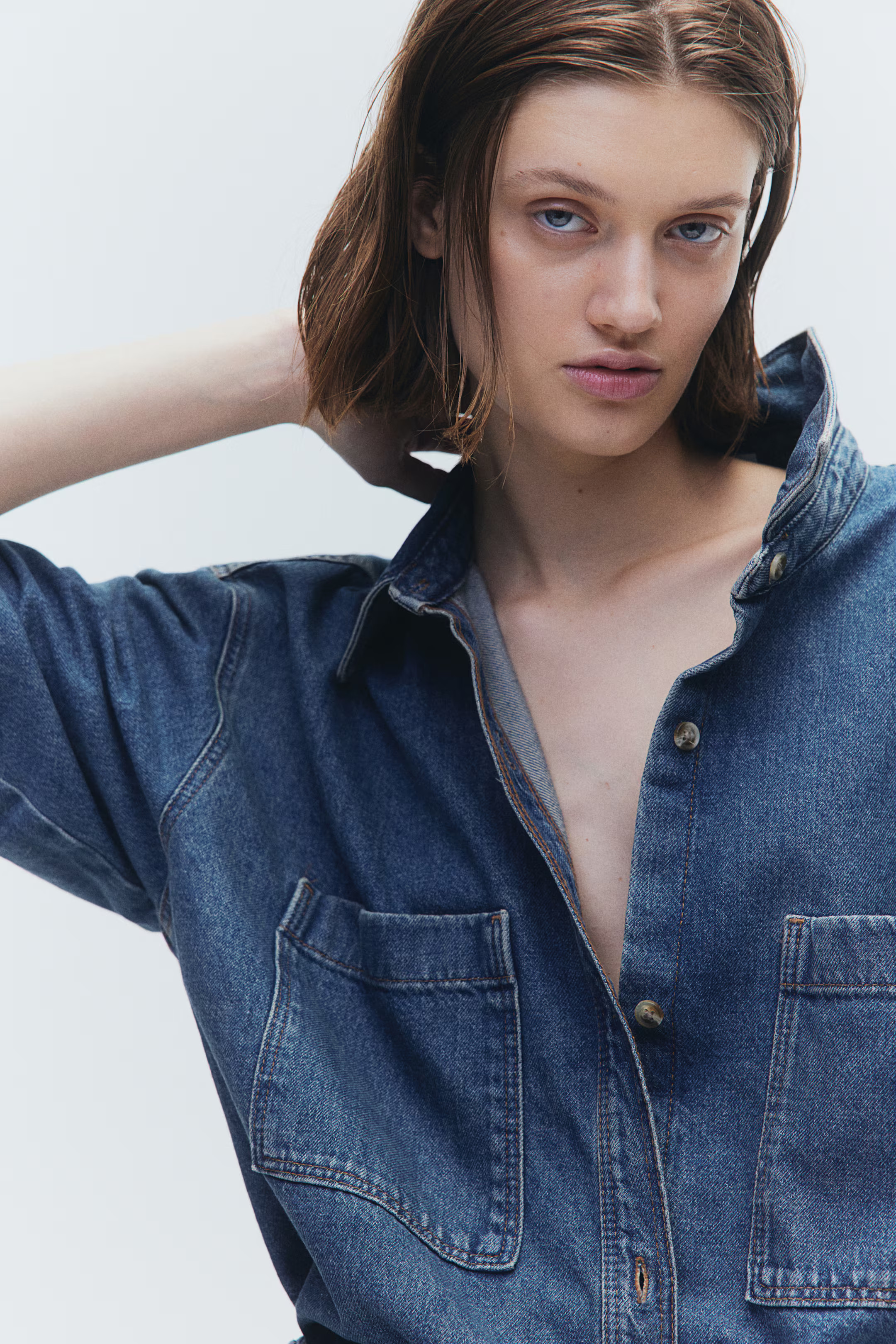 Oversized Denim Shirt | H&M (US + CA)