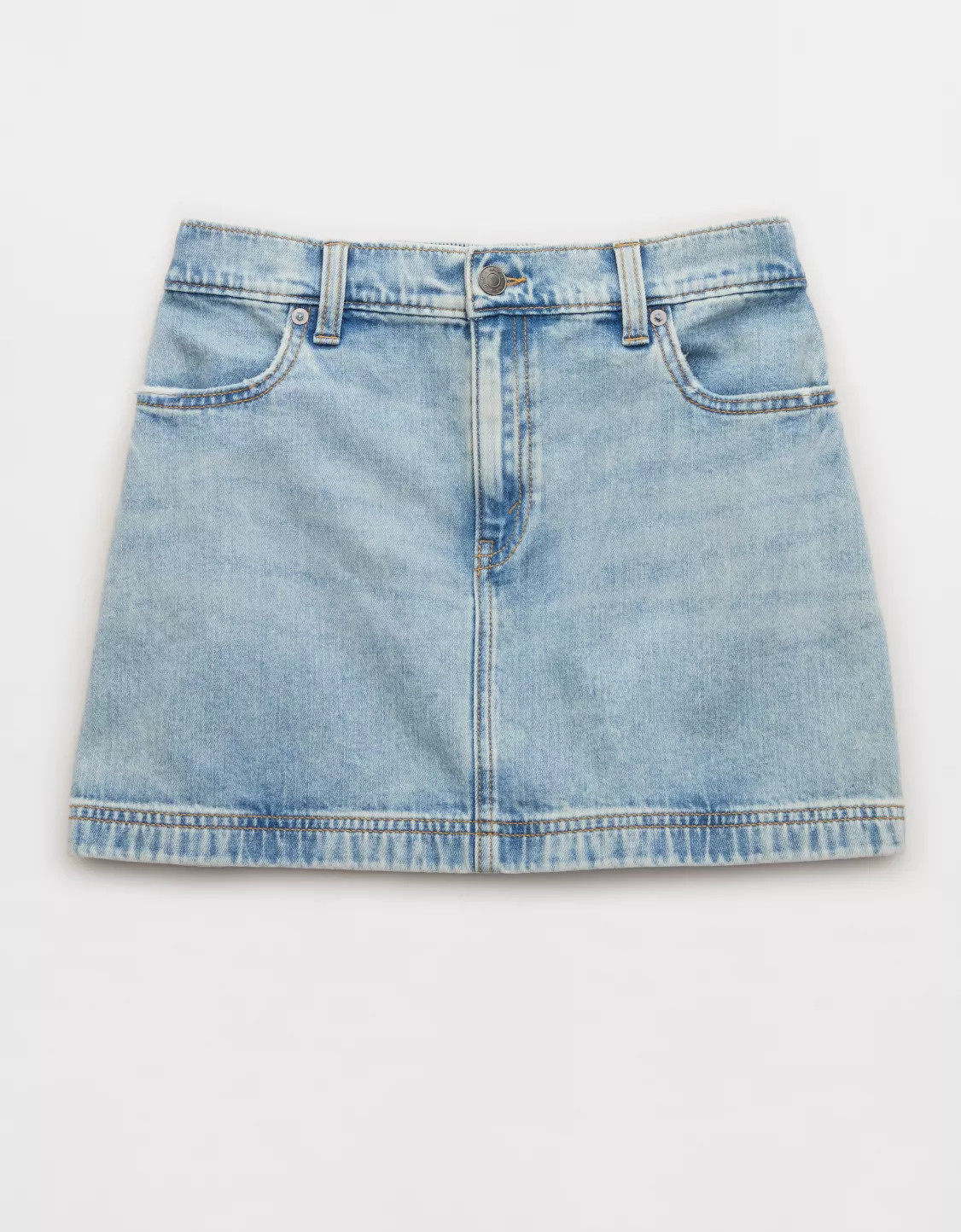 Aerie Daydream Denim Mini Skirt | Aerie