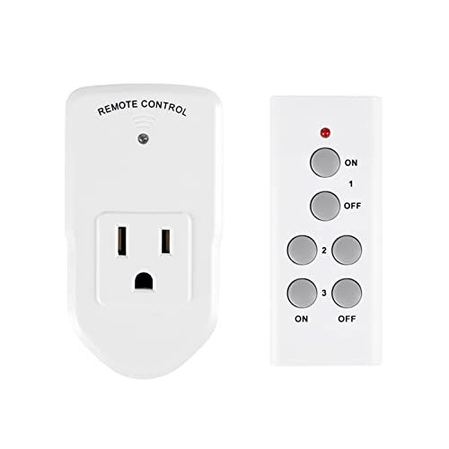 BN-LINK Wireless Remote Control Electrical Outlet Switch for Lights, Fans, Christmas Lights, Smal... | Amazon (US)