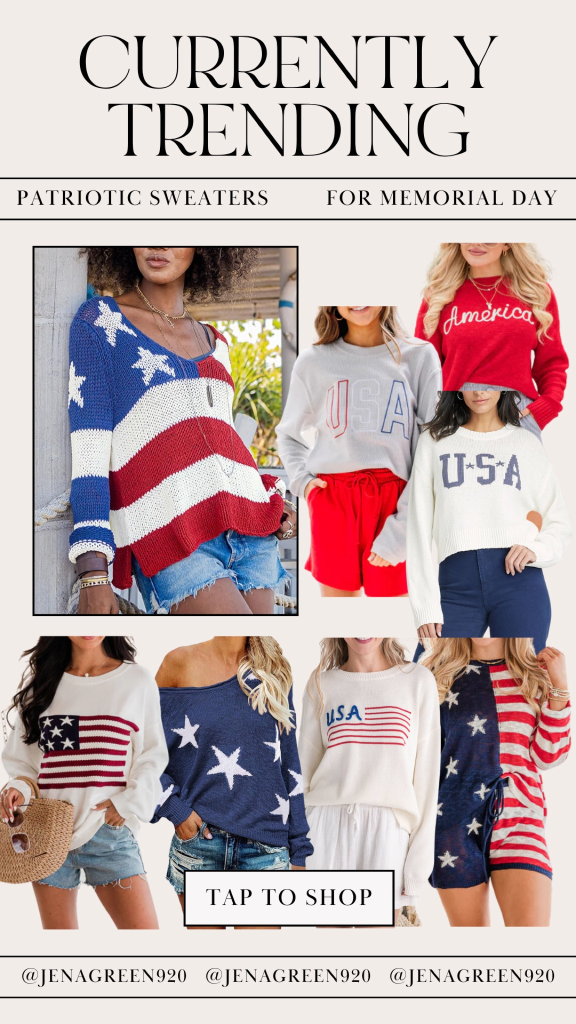 Patriotic Sweaters | Memorial Day Sweaters | Memorial Day Outfits 

#LTKfindsunder50 #LTKfindsunder100 

#LTKSeasonal