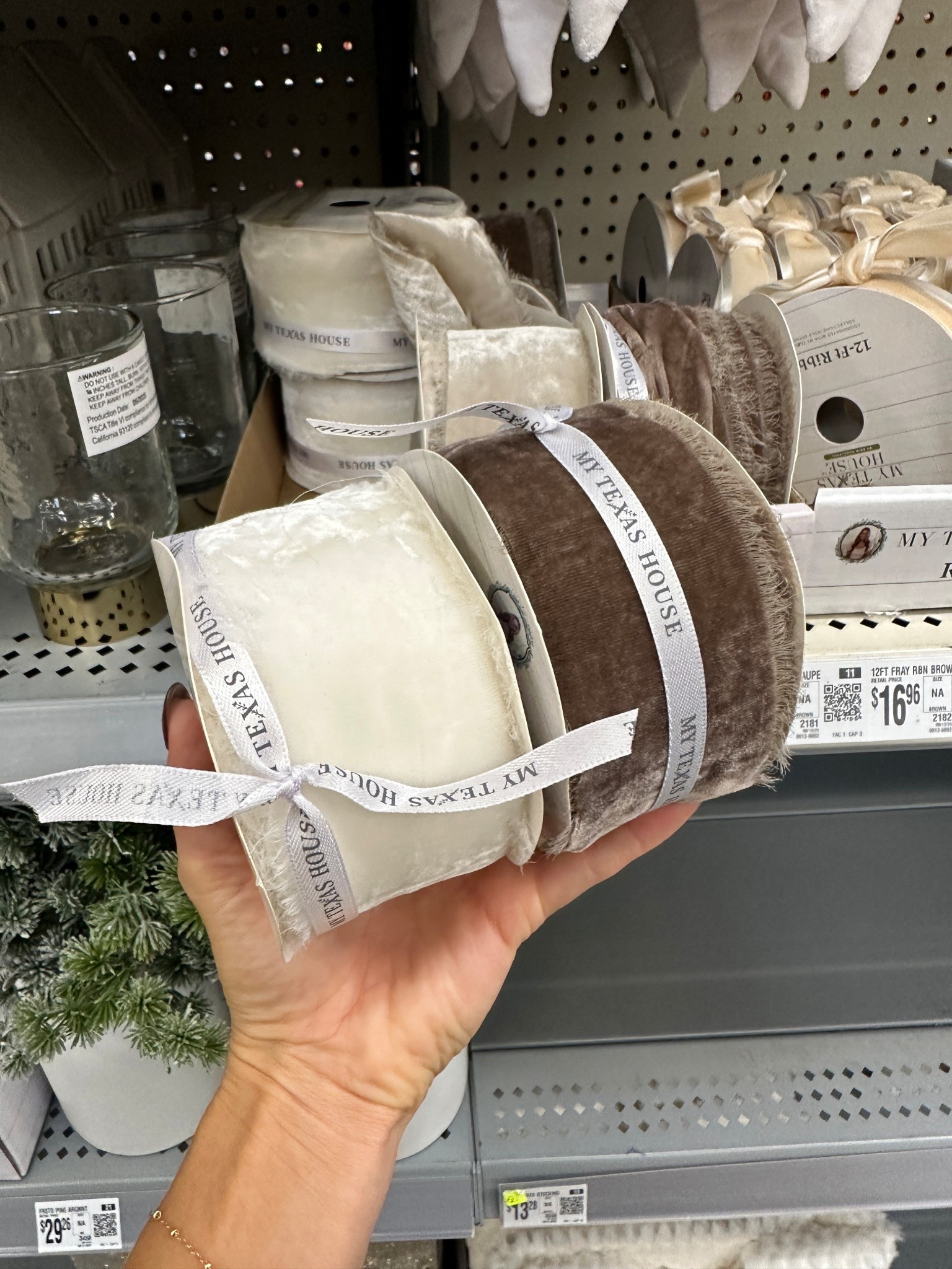 Stunning fur ribbon for Christmas present bows or use for decor! 

#LTKFindsUnder50 #LTKHoliday #LTKHome