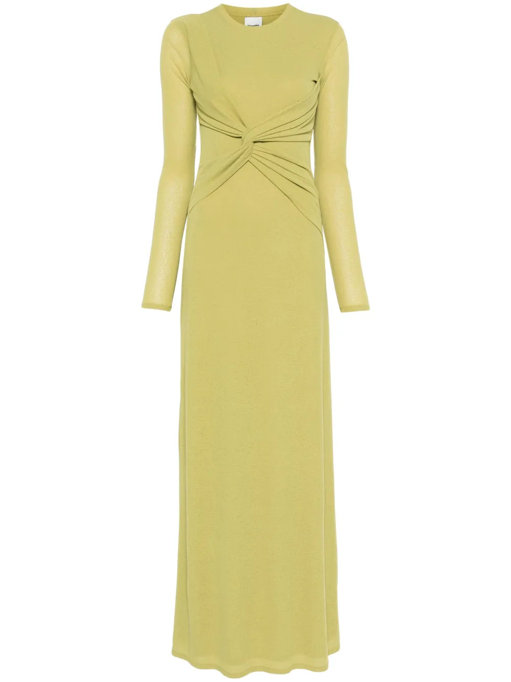 Nanushka twist-detail Maxi Dress | Green | FARFETCH | Farfetch Global