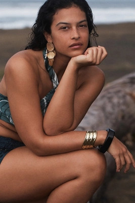 Square Resin Bangle Bracelet | Anthropologie (US)