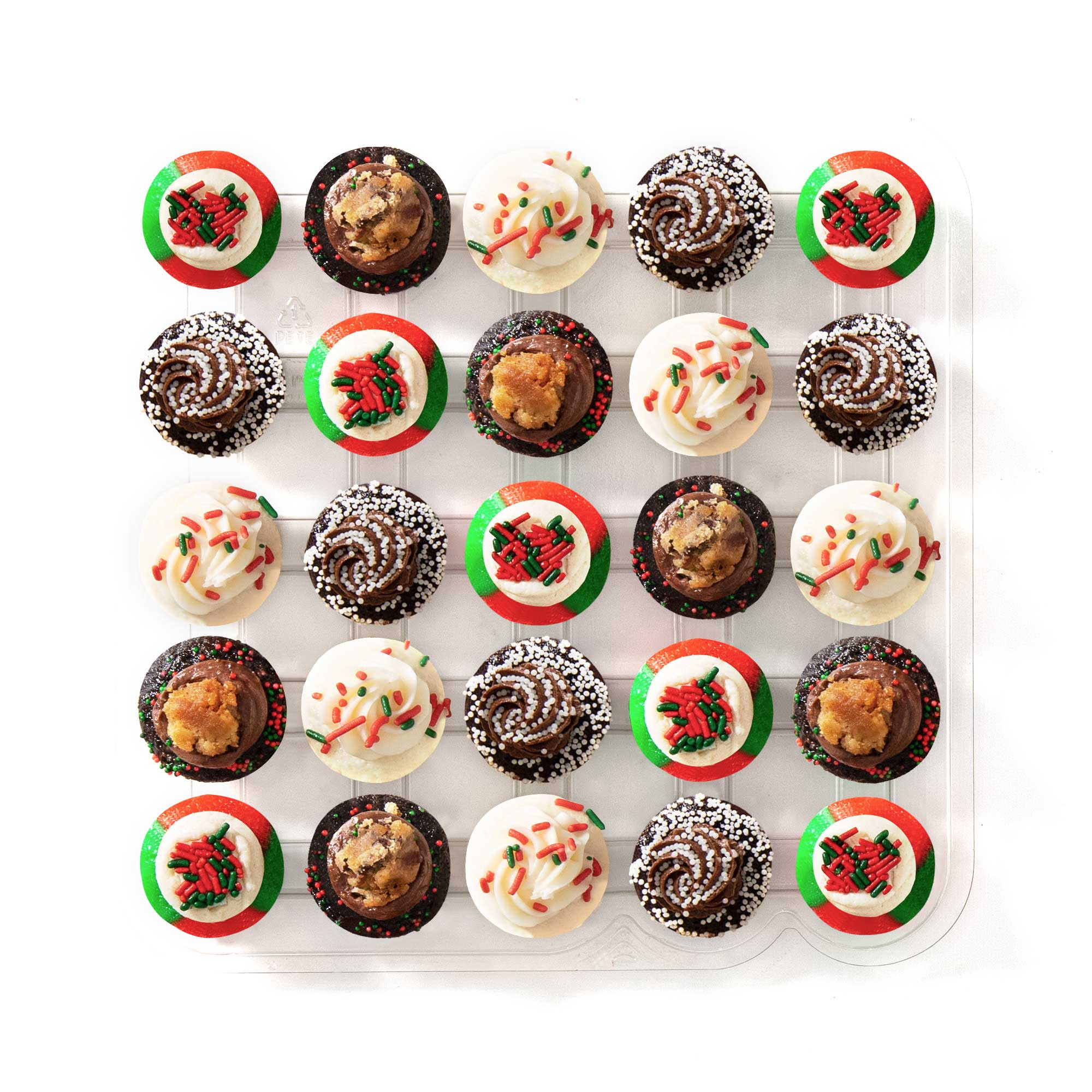 Christmas Holiday Cheer Cupcakes | Baked by Melissa, Shipped Nationwide | Baked by Melissa