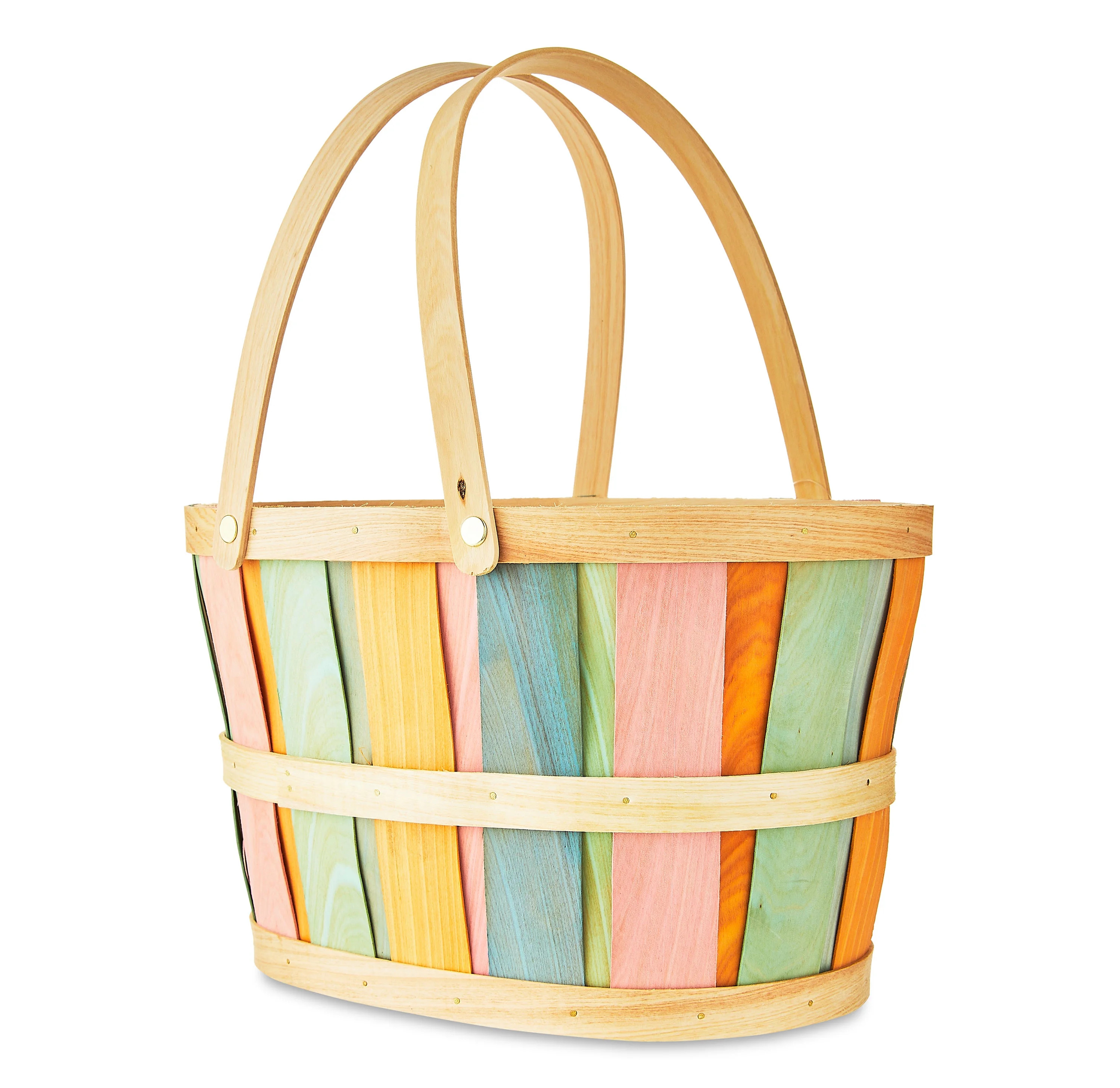 Easter Oval Orchard Terracotta Woodchip Basket, 12.5 in, by Way To Celebrate | Walmart (US)