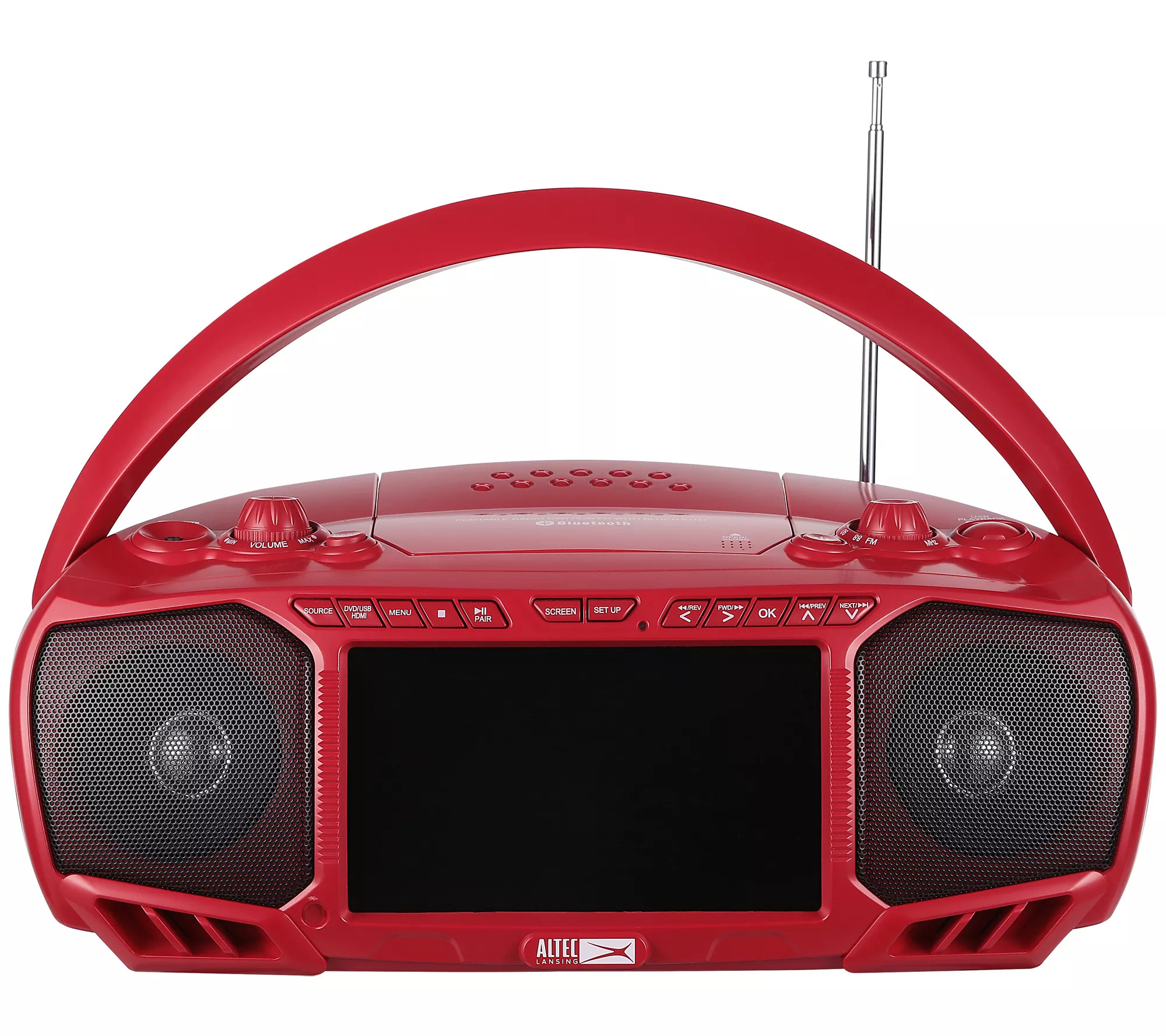 Altec Lansing 7" TV Streaming and Bluetooth Boombox with DVD, CD & Radio - QVC.com | QVC