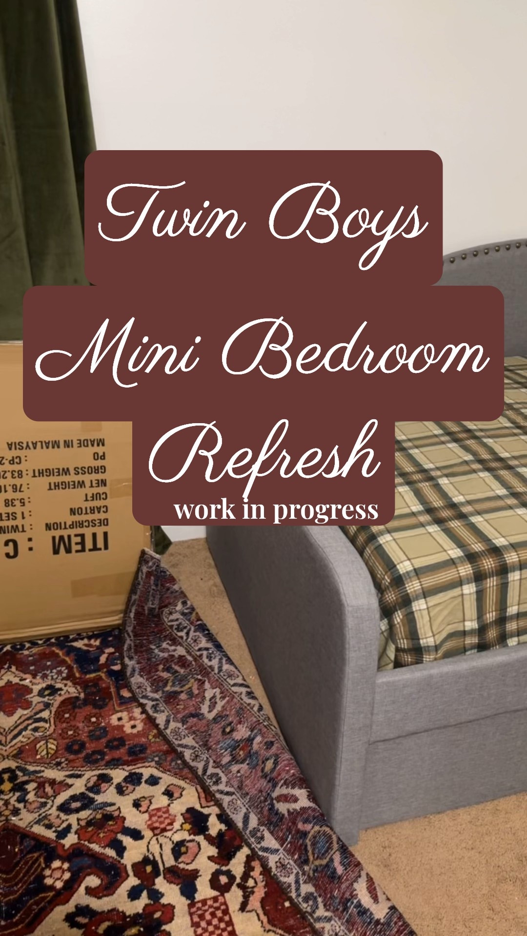 My twin boys turned 6 yesterday and are getting a mini room refresh to celebrate being big boys now (🥲). 

They had their mattresses on the floor Montessori style, so getting an actual bed is a huge upgrade for them! 🙌🏼 These daybeds have pull out storage, which I love, and will hopefully help with the toy clutter.

I put the first one together today and it was pretty easy, even with 3 kids helping 🤣 I’m excited to show you the rest of the mini bedroom refresh for the boys!

#LTKKids #LTKmomlife #LTKHome