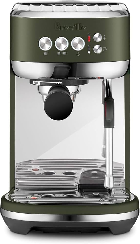 Breville Bambino Plus Espresso Machine BES500OLT, Olive Tapenade | Amazon (US)