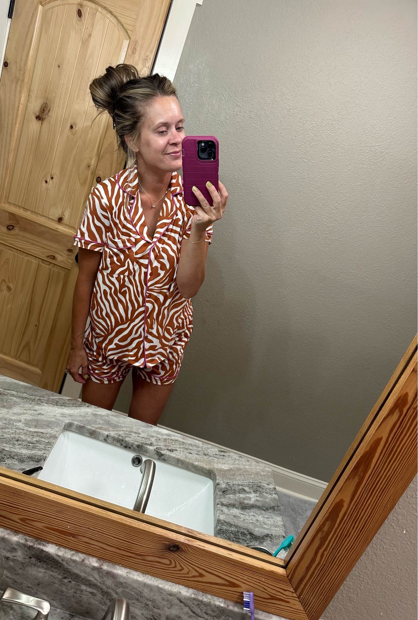 The pajamas you NEED. 

Such good quality for the price. 

Wearing a medium. 🫶🏻

#LTKxWalmart #LTKFindsUnder50 #LTKStyleTip