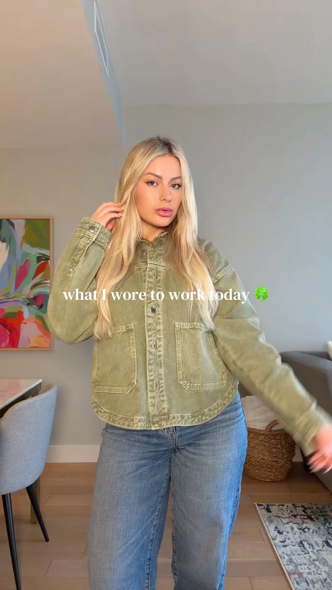 guess we’re wearing green today? 🍀

#LTKgrwm #LTKootd #LTKWorkwear