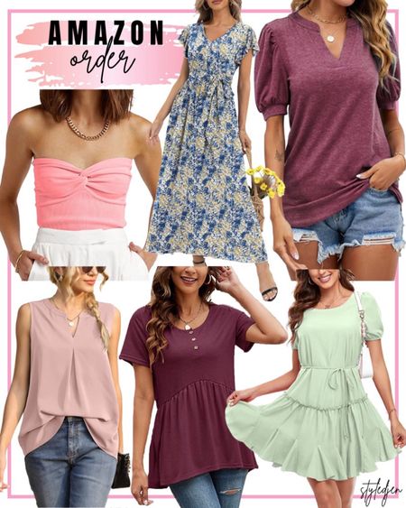 Amazon order - summer outfits, spring outfits, dresses



#LTKfindsunder100 #LTKstyletip #LTKfindsunder50