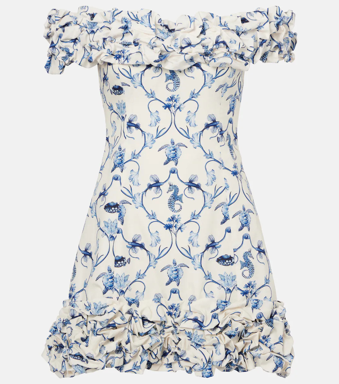 Jardin off-shoulder cotton minidress | Mytheresa (US/CA)