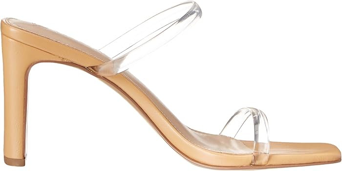 The Drop Women's Avery Square Toe Two Strap High Heeled Sandal | Amazon (US)