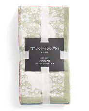 Set Of 8 Floral Bunny Napkins | Easter | Marshalls | Marshalls
