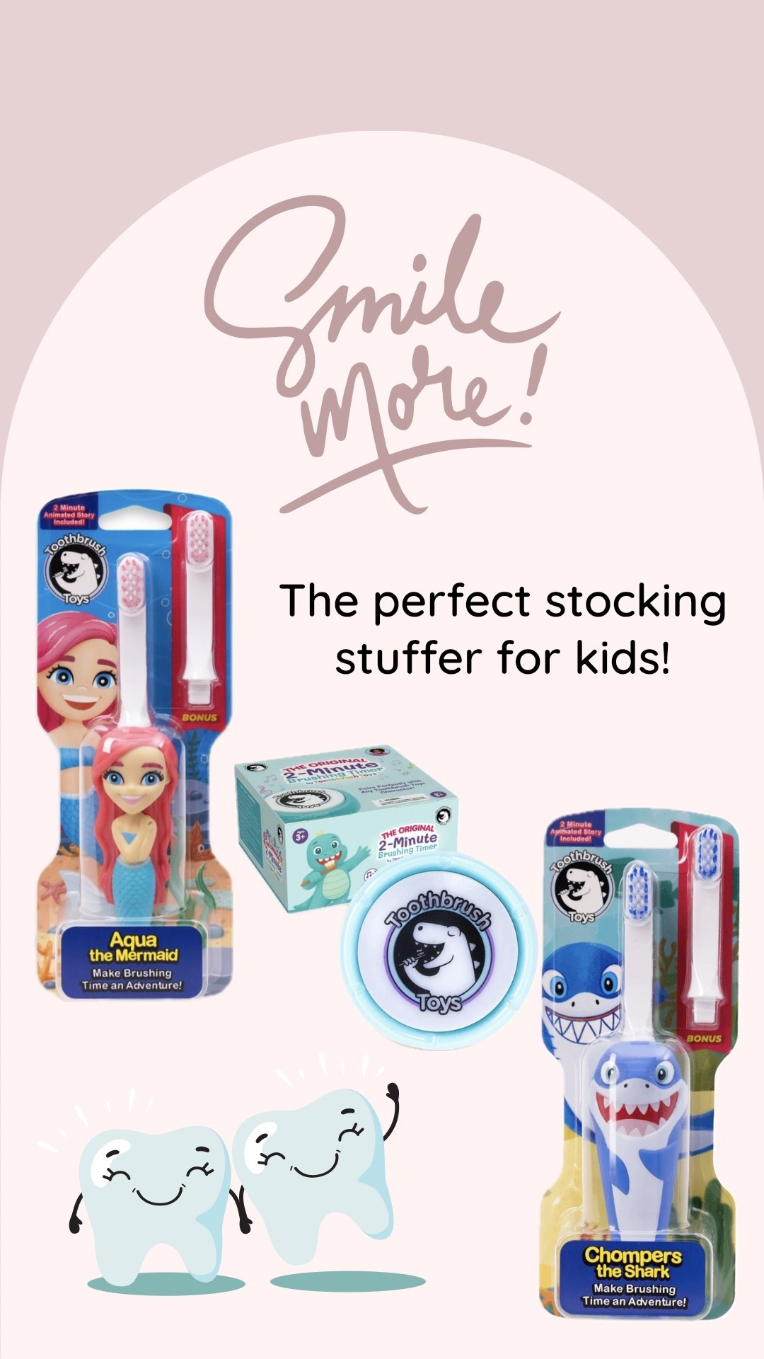 These character toothbrushes come in multiple options and would make a perfect stocking stuffer! Currently 30% off sitewide!

Toothbrushes | kids | stocking stuffers | gift guide | kids hygiene 

#LTKSaleAlert #LTKGiftGuide #LTKKids