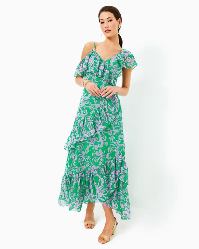 Rosalynn Ruffle Maxi Dress | Lilly Pulitzer | Lilly Pulitzer