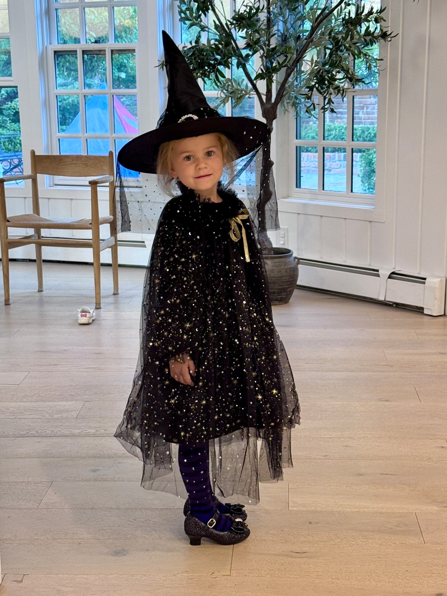 The witch costume is complete! She of course loves the sparkly high heels. I love the star cape best! The whole costume came together for under $100. She loves it! #kidshalloween #halloweencostume #halloween

#LTKHalloween #LTKFindsUnder100 #LTKKids
