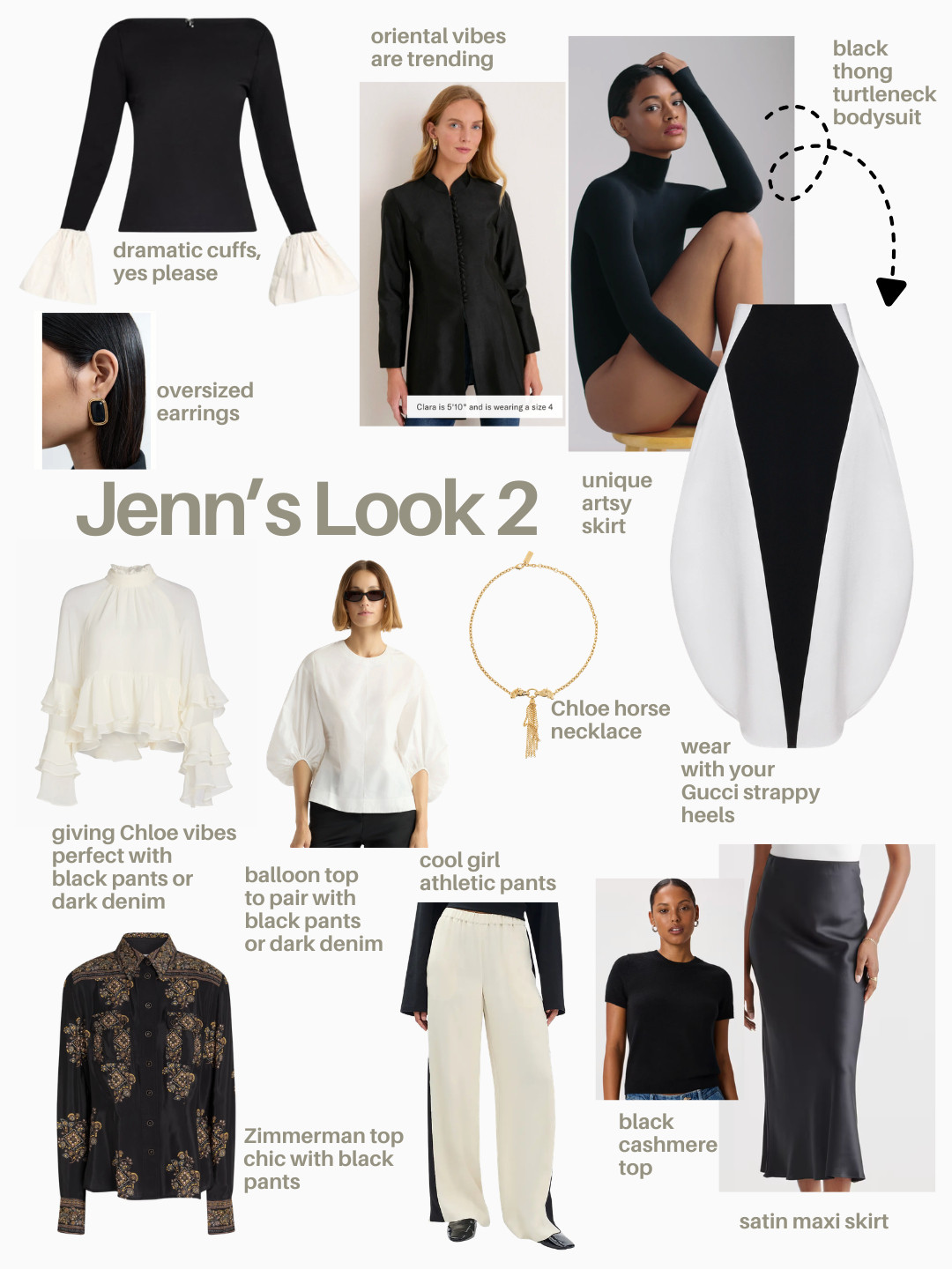 Black + White artistic and dramatic pieces to add an extra touch to your wardrobe.  

 #LTKootd #LTKSeasonal #LTKWorkwear