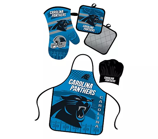 Mojo NFL Apron & Oven Mitt Set - QVC.com | QVC