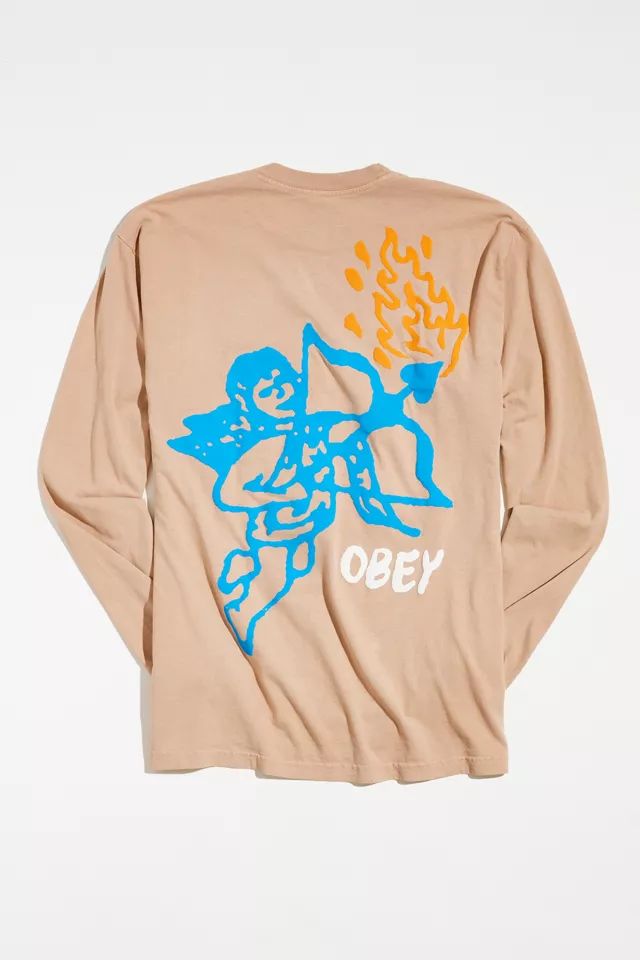 OBEY Love Cherub Long Sleeve Tee | Urban Outfitters (US and RoW)