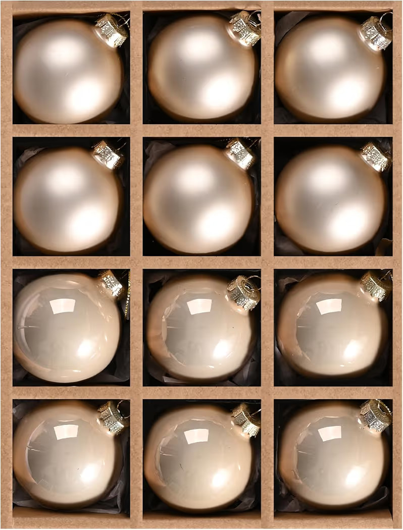 WDS WONDROUS Glass Christmas Hanging Ball Ornaments, Set of 12 Decorative Balls for Xmas Tree Dec... | Amazon (US)