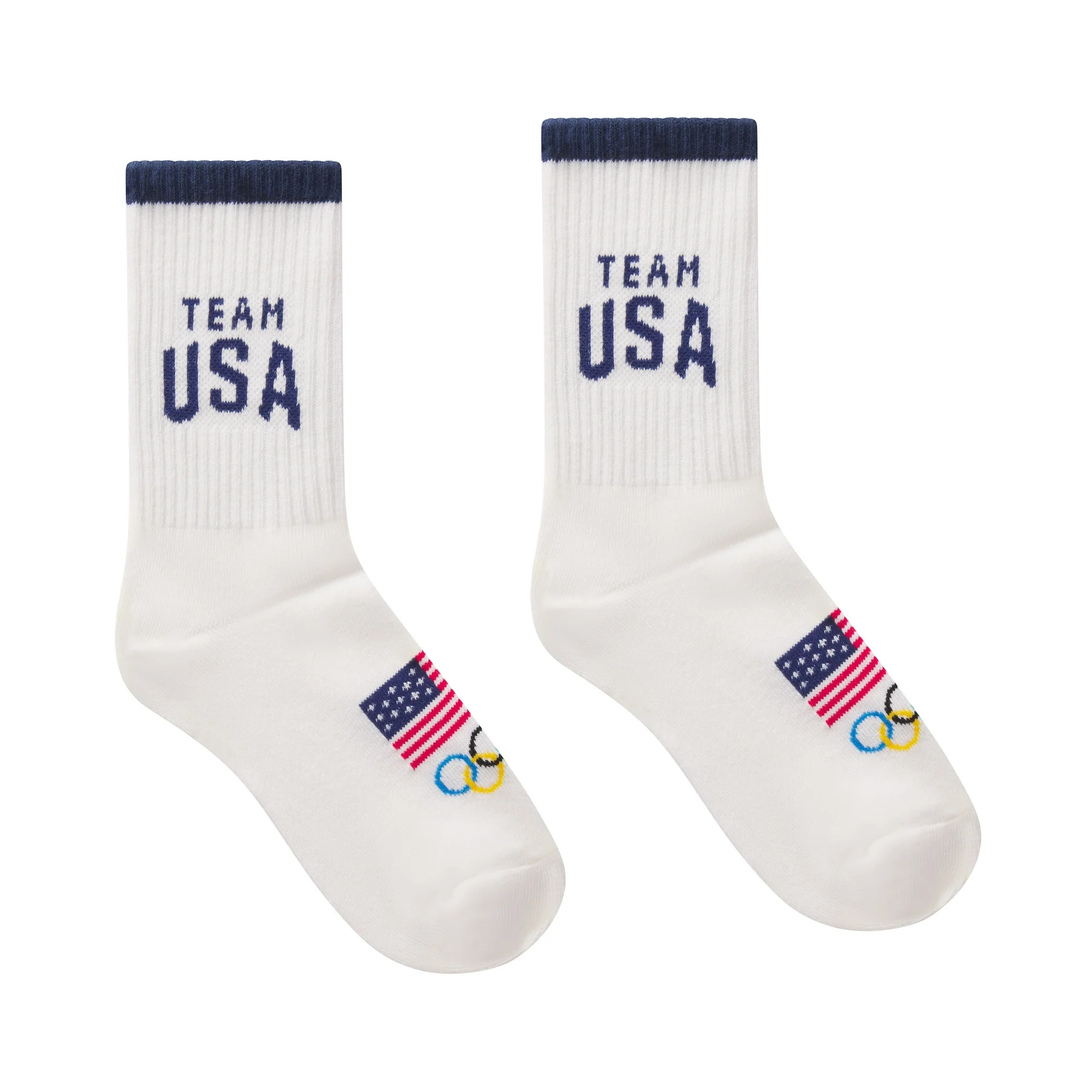 SKIMS FOR TEAM USA OLYMPIC SPORT CREW SOCK | WHITE | SKIMS (US)