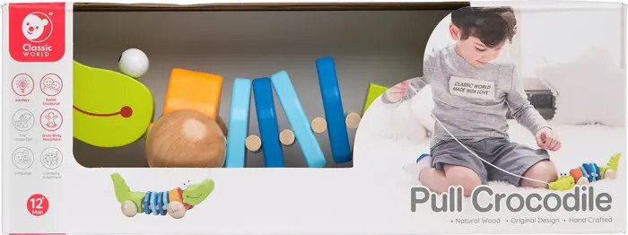 CLASSIC WORLD TOYS Pull Crocodile Playset | Nordstromrack | Nordstrom Rack