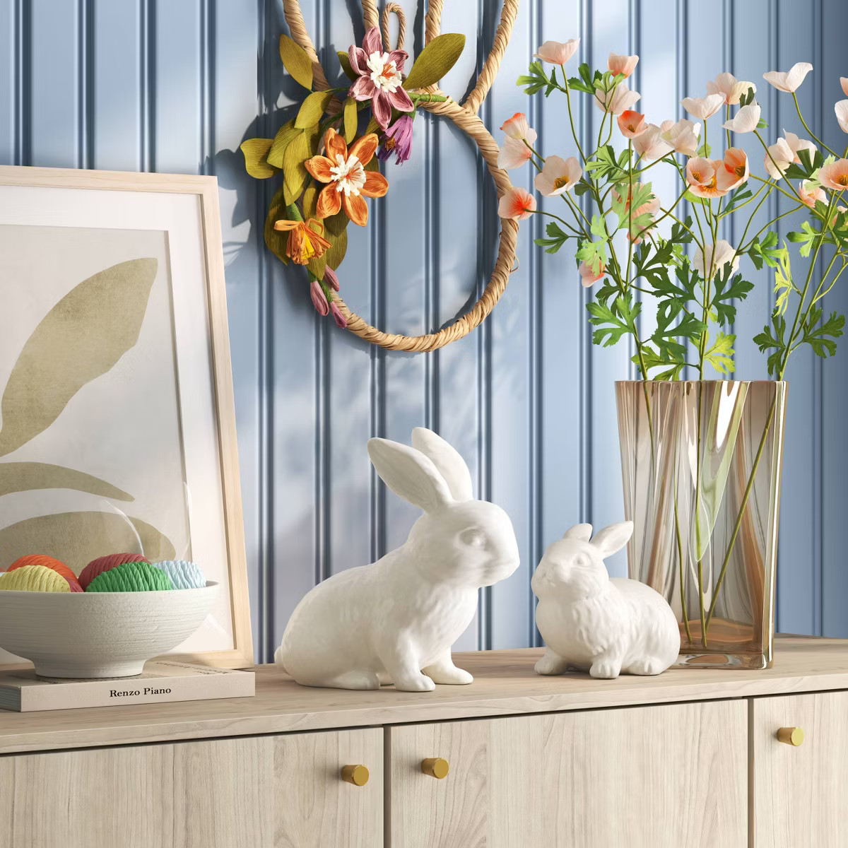 Large Ceramic Decorative Bunny Ivory - Threshold™ | Target